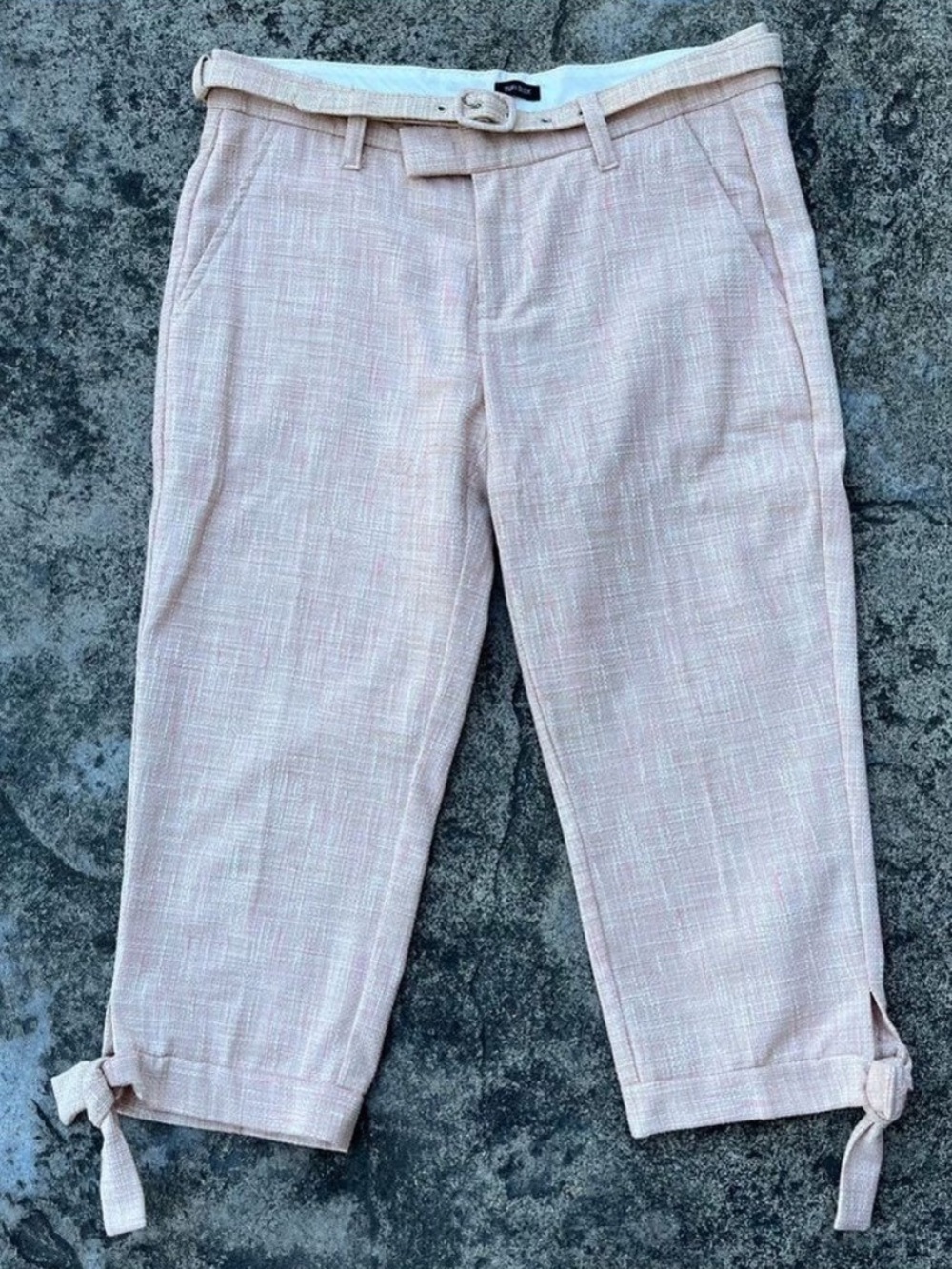 Tufi Duek Pink Capri Pants - Size 38 (US 2)